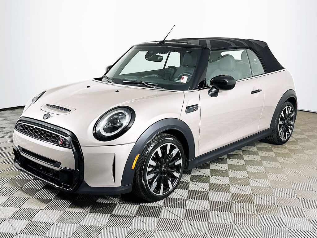 Rooftop Gray Metallic 2024 MINI Cooper S Convertible FWD Convertible Front-Wheel Drive 7-Speed Automatic