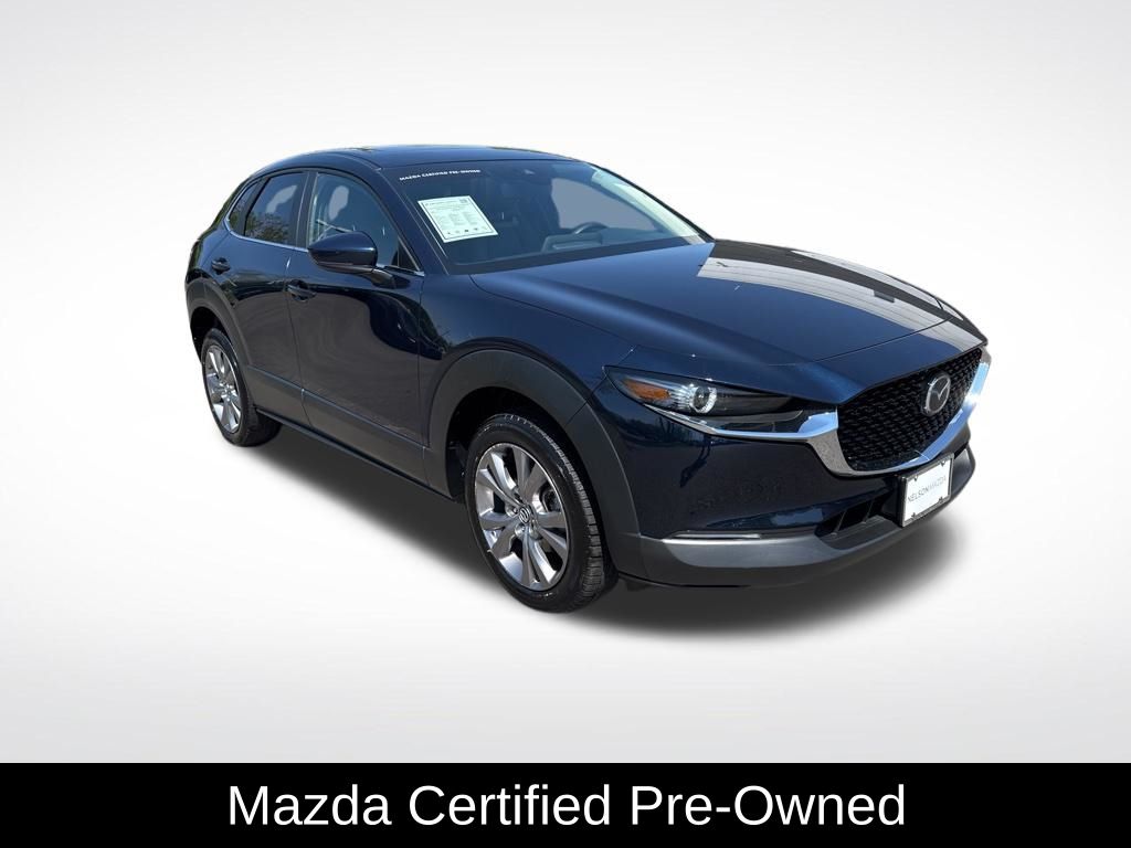 Deep Crystal Blue Mica 2021 Mazda CX-30 Preferred AWD SUV / Crossover All-Wheel Drive 6-Speed Automatic