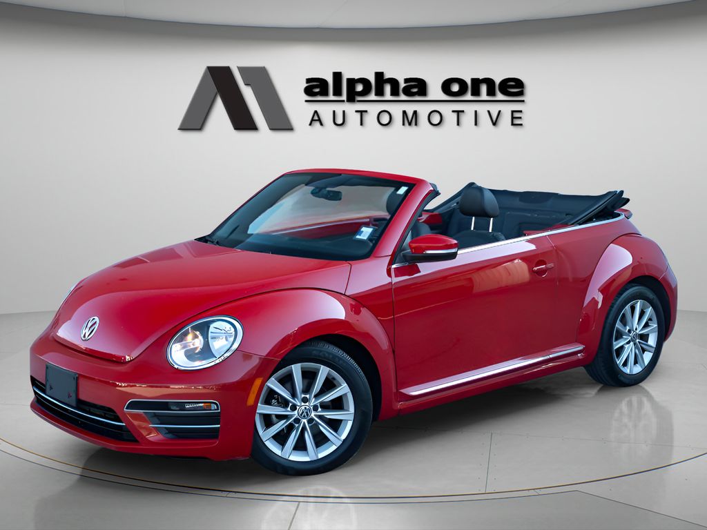 Tornado Red/Black Roof 2018 Volkswagen Beetle Convertible Front-Wheel Drive 6-Speed Automatic