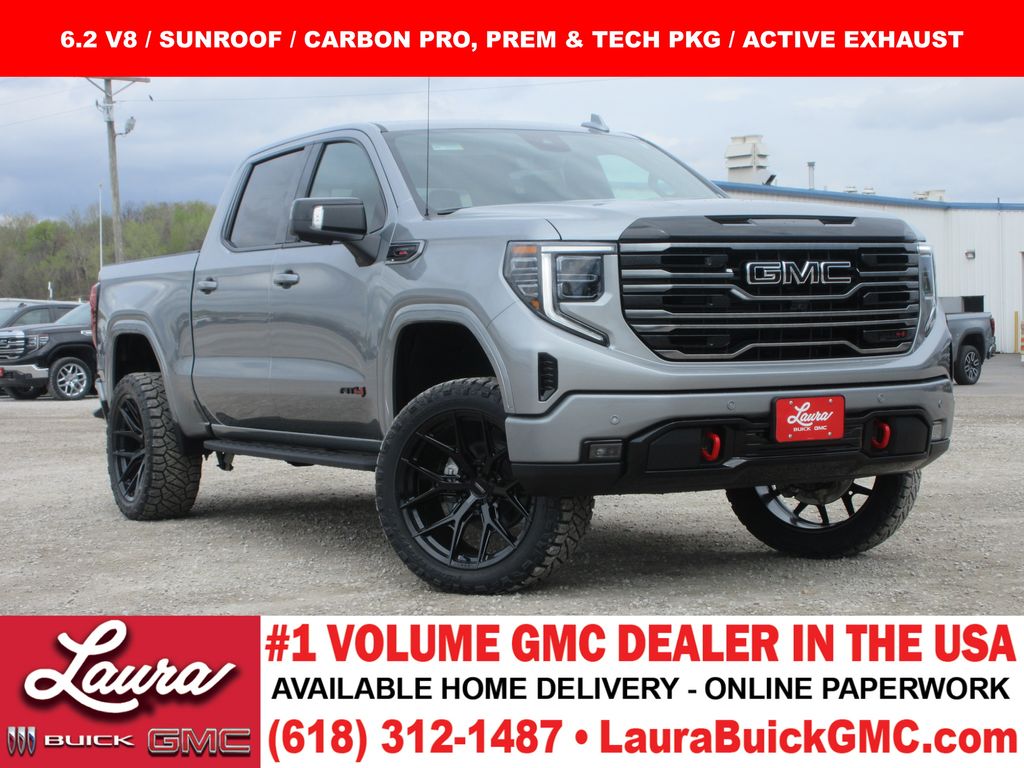 Sterling Metallic 2026 GMC Sierra 1500 AT4 Crew Cab 4WD Pickup Truck Four-Wheel Drive Automatic