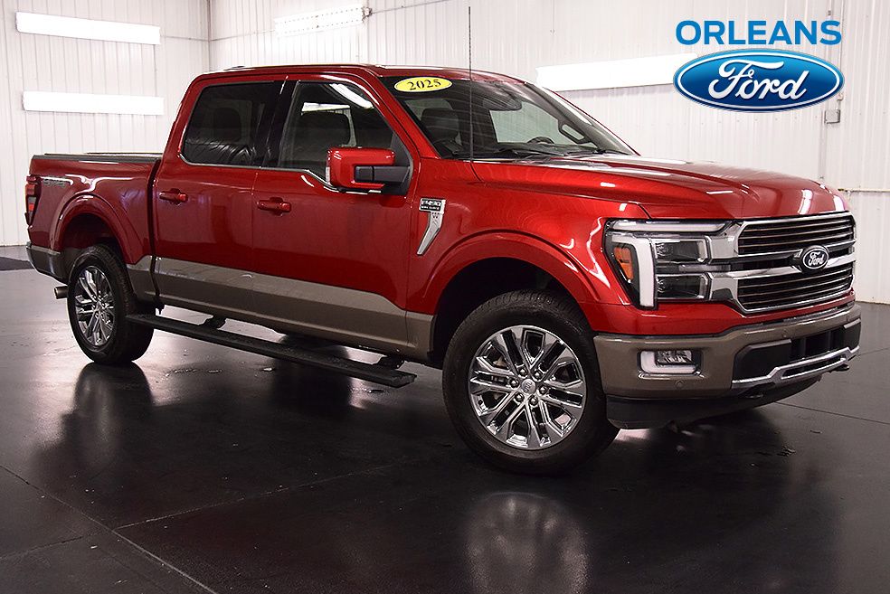 Rapid Red Metallic Tinted Clearcoat 2025 Ford F-150 Pickup Truck Four-Wheel Drive Automatic