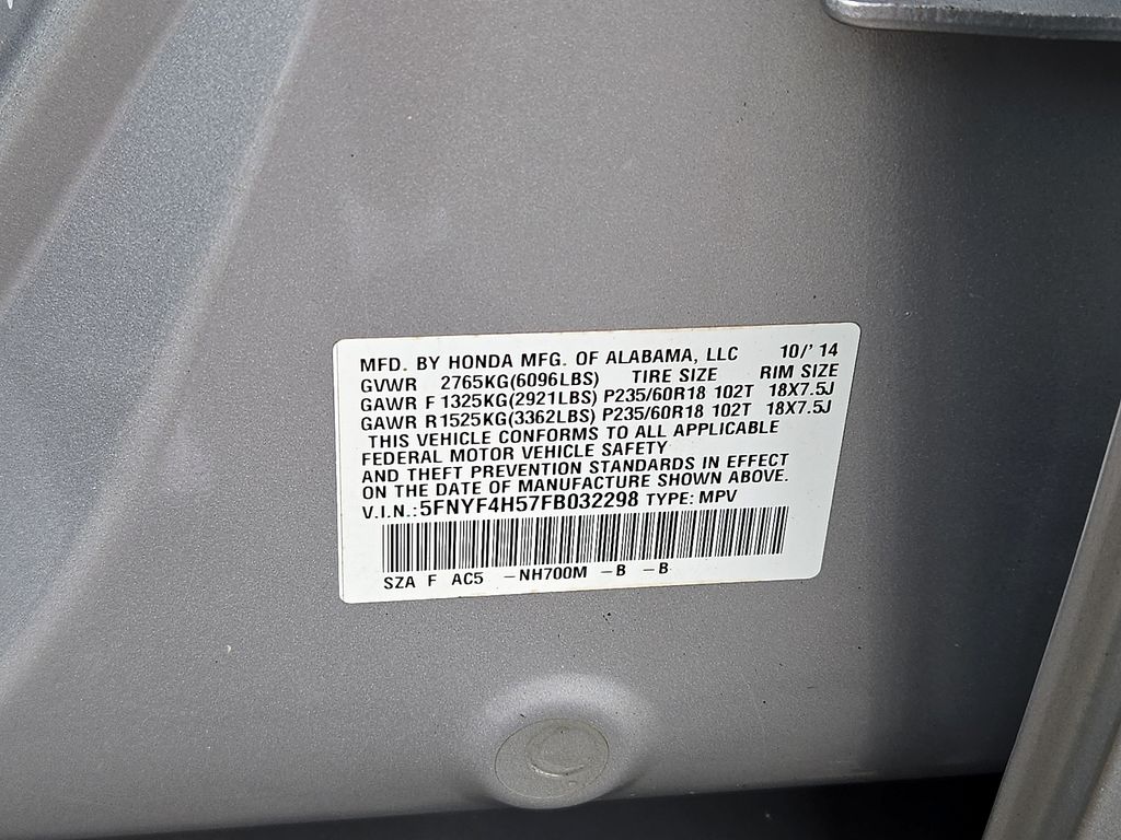 2015 Honda Pilot