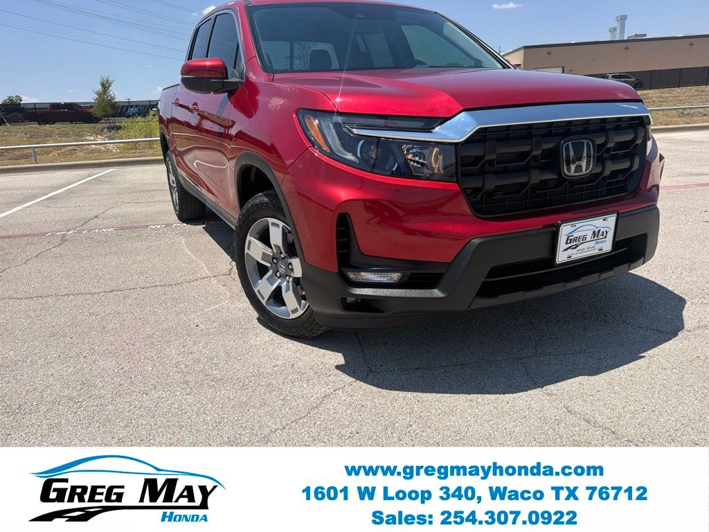 Radiant Red Metallic II 2024 Honda Ridgeline Pickup Truck All-Wheel Drive 9-Speed Automatic