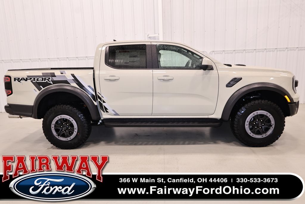 Desert Sand 2026 Ford Ranger Raptor SuperCrew 4WD Pickup Truck Four-Wheel Drive Automatic