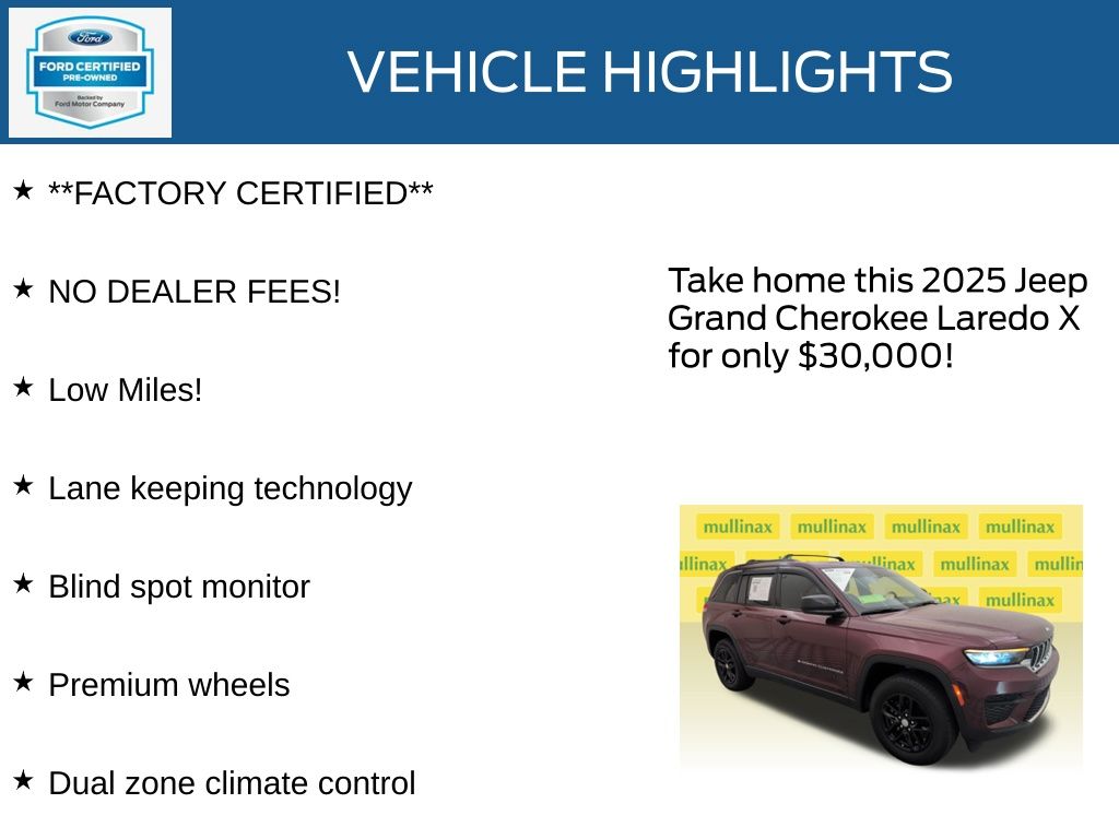 Certified Used 2025 Red Jeep Laredo X image 12
