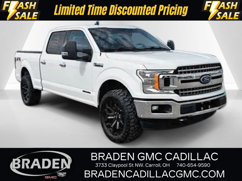 White 2020 Ford F-150 Pickup Truck Four-Wheel Drive Automatic