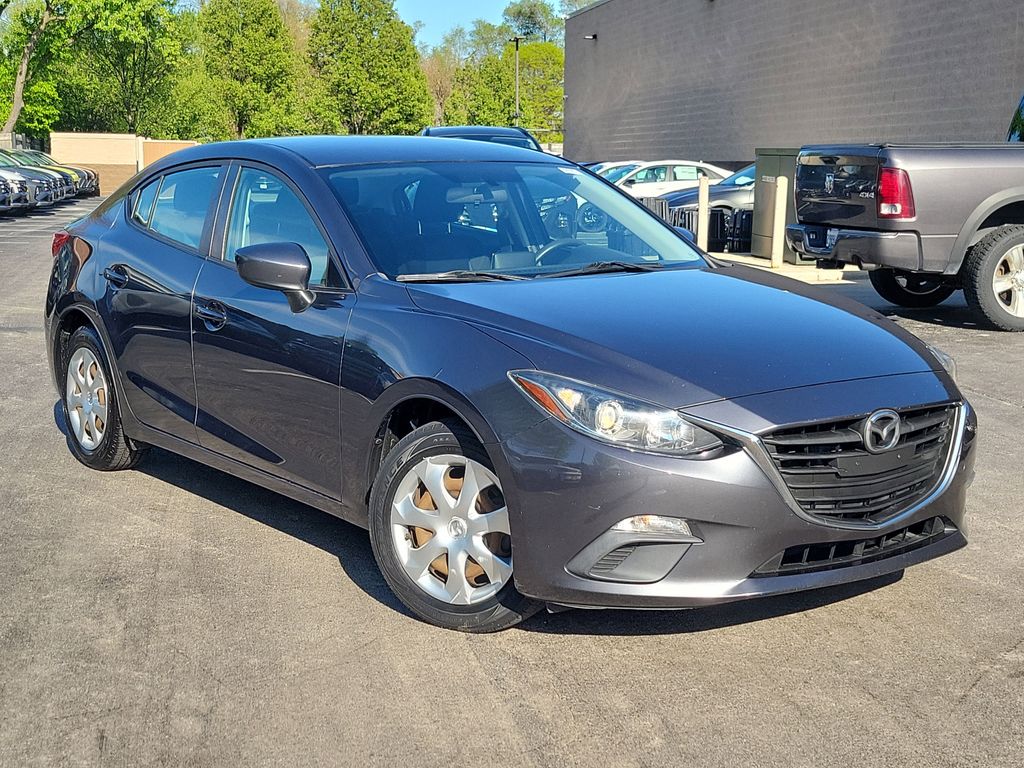 Meteor Gray Mica 2015 Mazda MAZDA3 i Sport Sedan Front-Wheel Drive 6-Speed Automatic