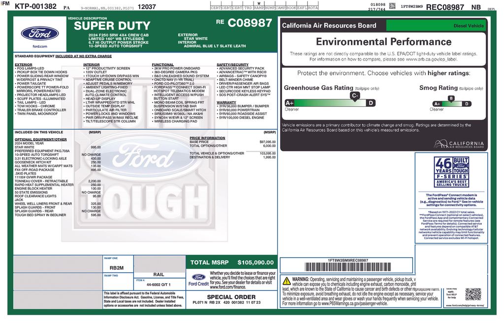 2024 Ford F-250 Super Duty Limited