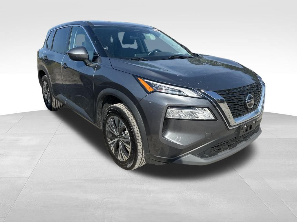 2021 Gun Metallic Nissan Rogue SV AWD SUV