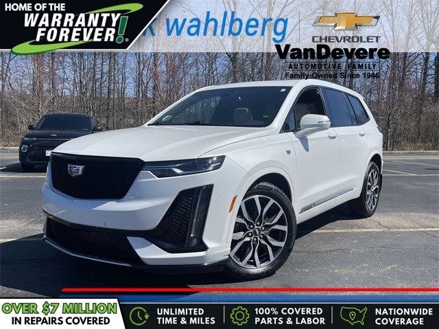 Crystal White Tricoat 2021 Cadillac XT6 SUV / Crossover Four-Wheel Drive 9-Speed Automatic
