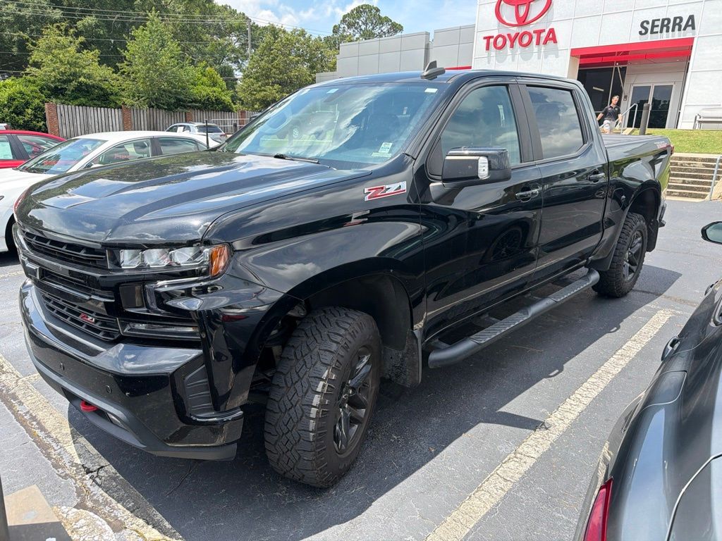 Black 2021 Chevrolet Silverado 1500 Pickup Truck Four-Wheel Drive Automatic