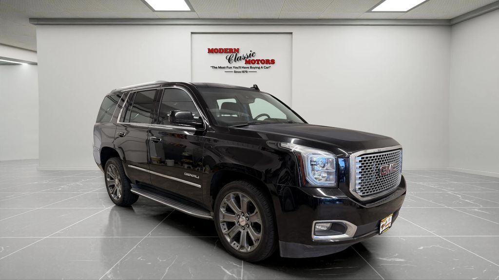 Onyx Black 2016 GMC Yukon Denali 4WD SUV / Crossover Four-Wheel Drive 8-Speed Automatic