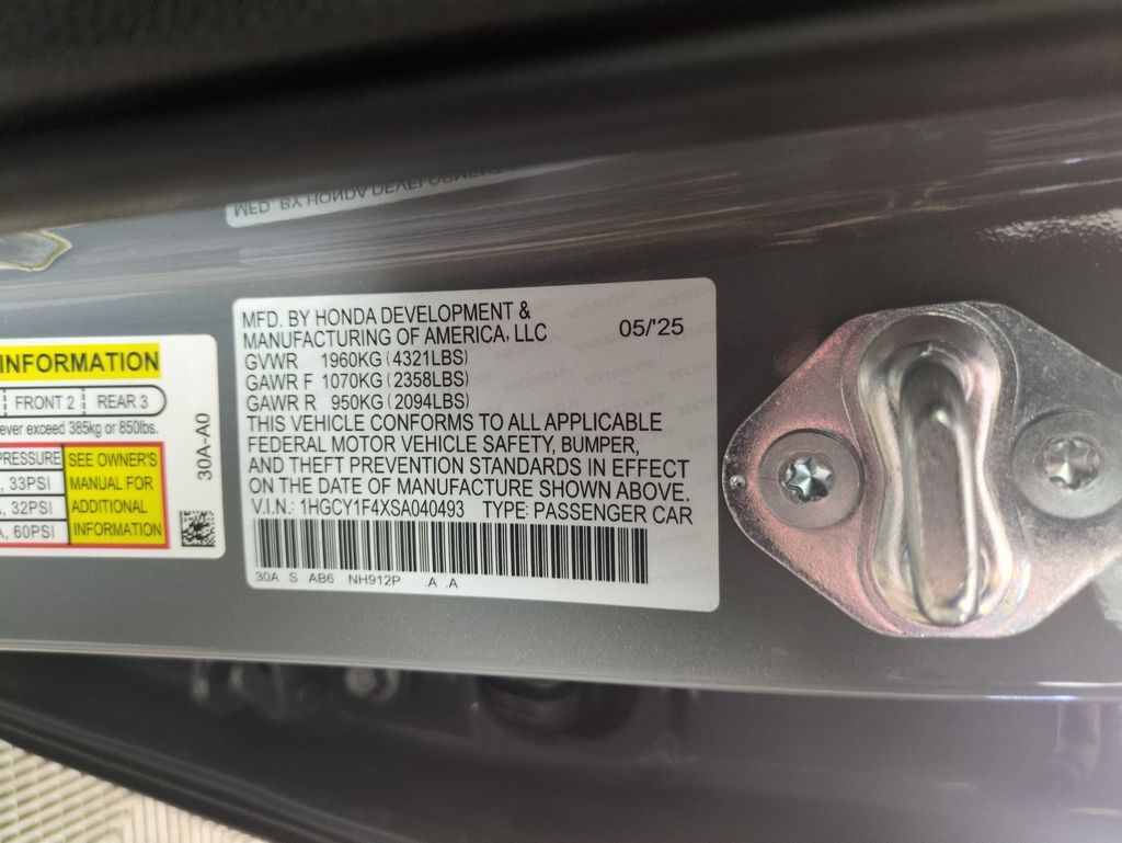 New 2025 Honda Accord For Sale in Fort Wayne, IN