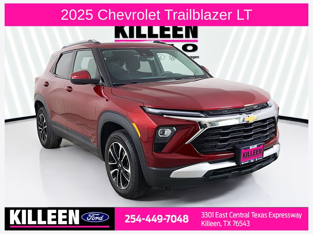 Red (Crimson Metallic) 2025 Chevrolet Trailblazer SUV / Crossover Four-Wheel Drive 9-Speed Automatic