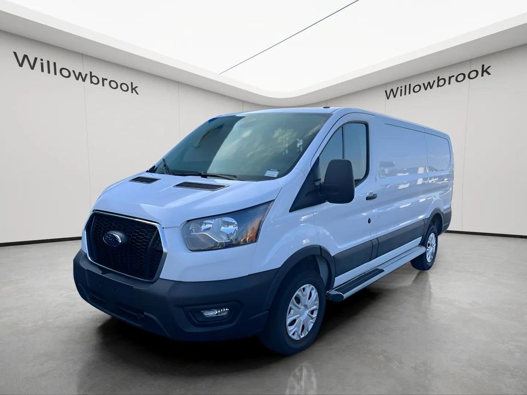 Oxford White 2025 Ford Transit Cargo Van Rear-Wheel Drive