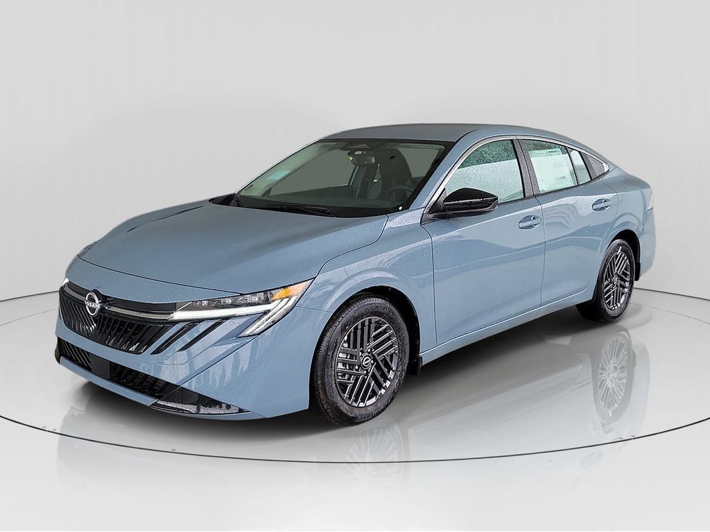 Atlantic Gray Metallic 2026 Nissan Sentra Sedan Front-Wheel Drive Continuously Variable Transmission
