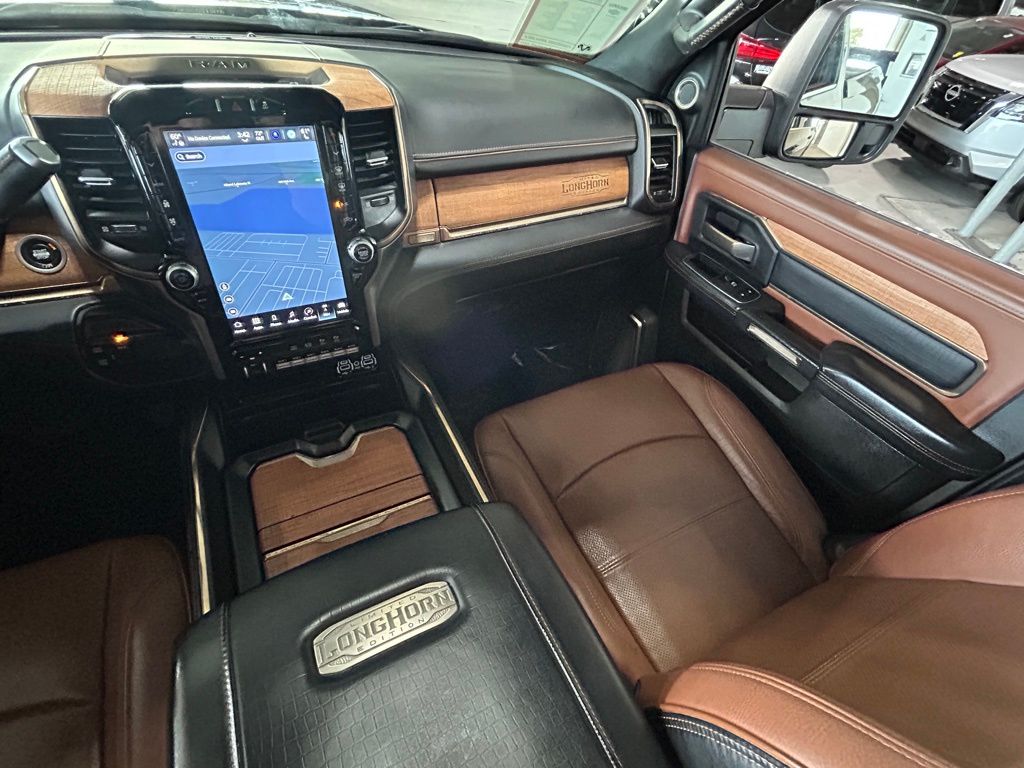 Used 2024 Diamond Black Crystal Pearlcoat Ram Longhorn image 11