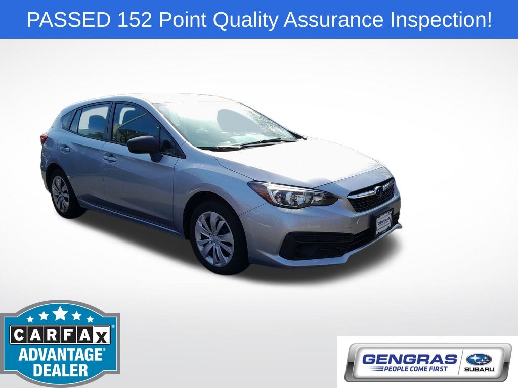 Ice Silver Metallic 2021 Subaru Impreza Wagon AWD Wagon All-Wheel Drive Continuously Variable Transmission
