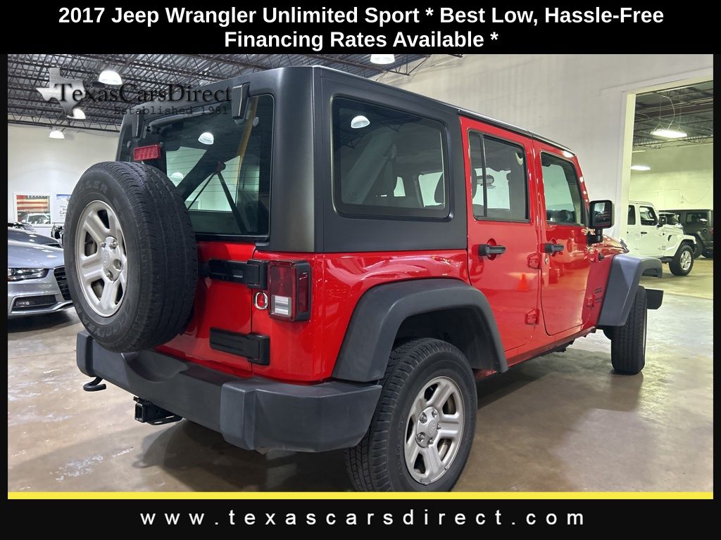 2017 Jeep Wrangler Unlimited Sport 5