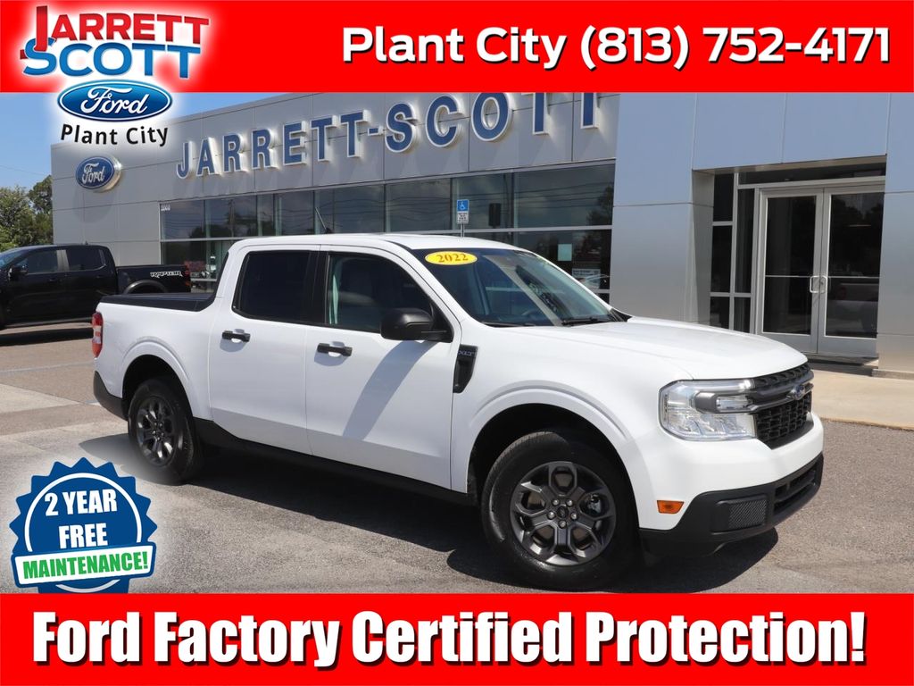 Oxford White 2022 Ford Maverick Pickup Truck All-Wheel Drive 8-Speed Automatic