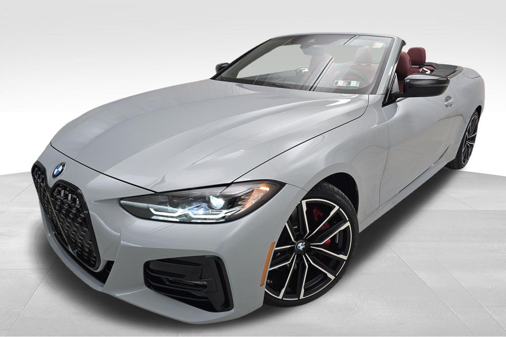Brooklyn Gray Metallic 2024 BMW 4 Series Convertible All-Wheel Drive 8-Speed Automatic