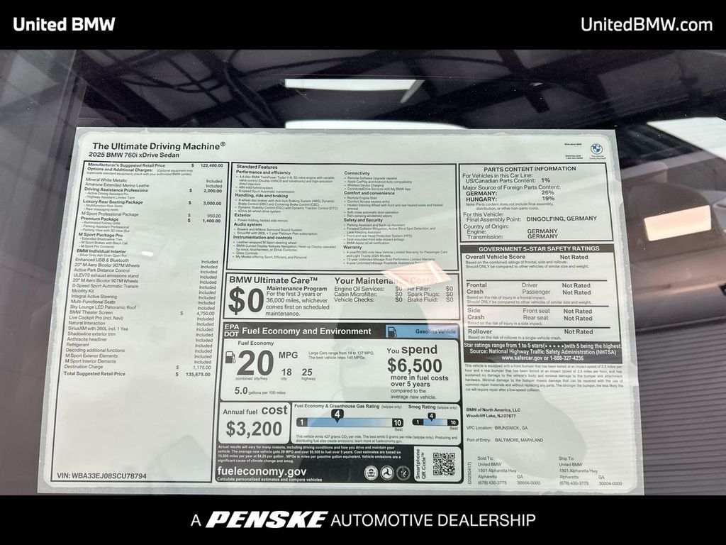 2025 BMW 7 Series 760i xDrive 23