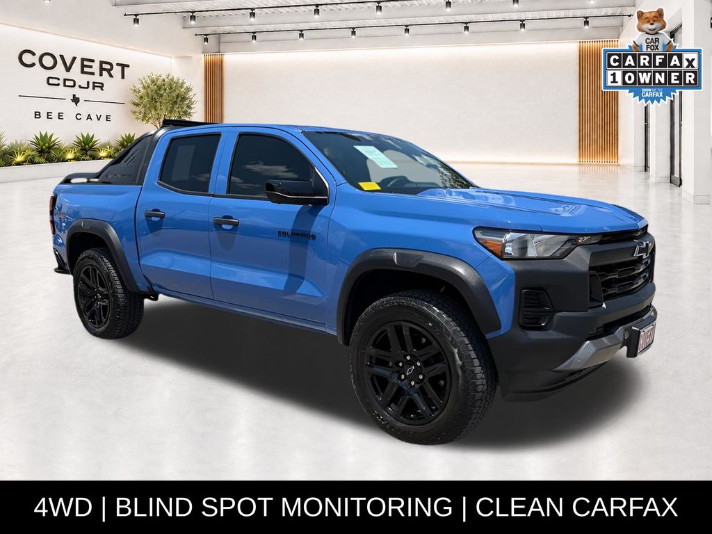 Blue Metallic 2025 Chevrolet Colorado Pickup Truck Four-Wheel Drive 8-Speed Automatic