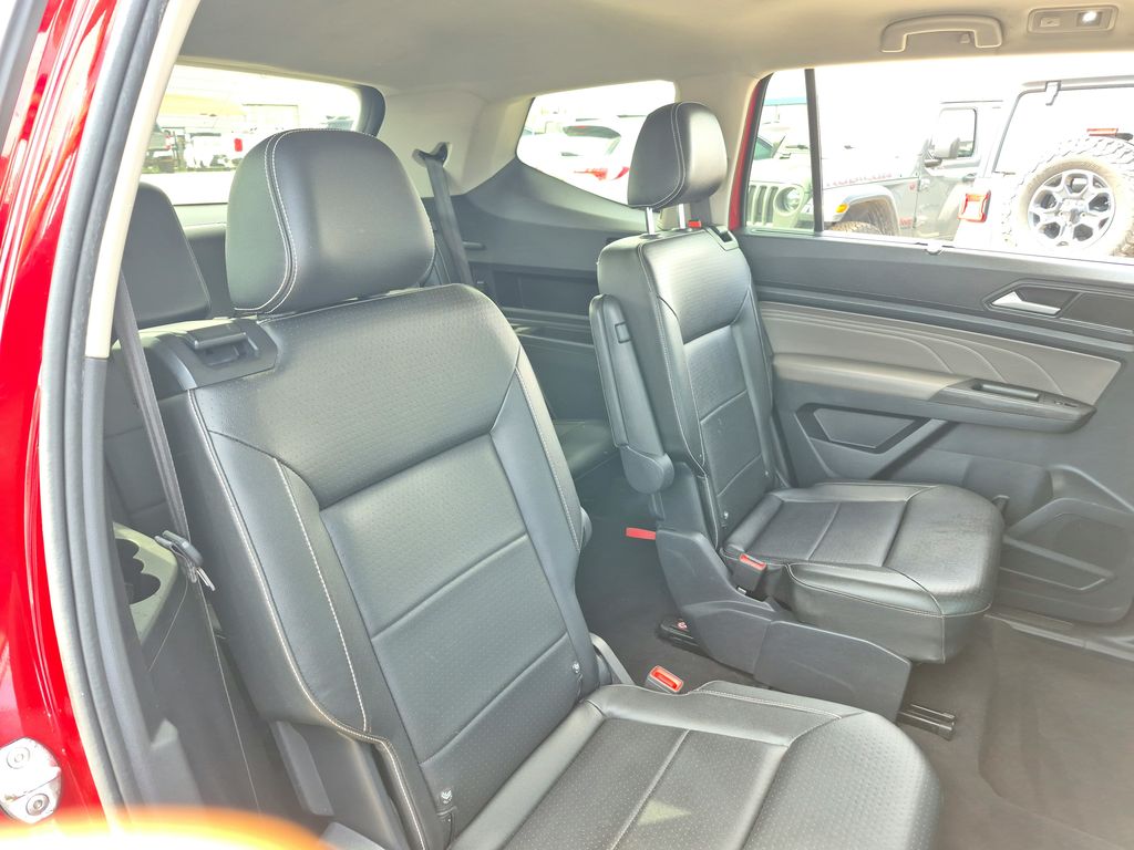 2022 Volkswagen Atlas 3.6L V6 SE w/Technology Red at DeMontrond Auto Country