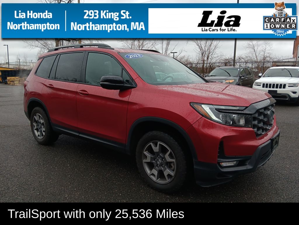 Radiant Red 2023 Honda Passport TrailSport AWD SUV / Crossover All-Wheel Drive 9-Speed Automatic
