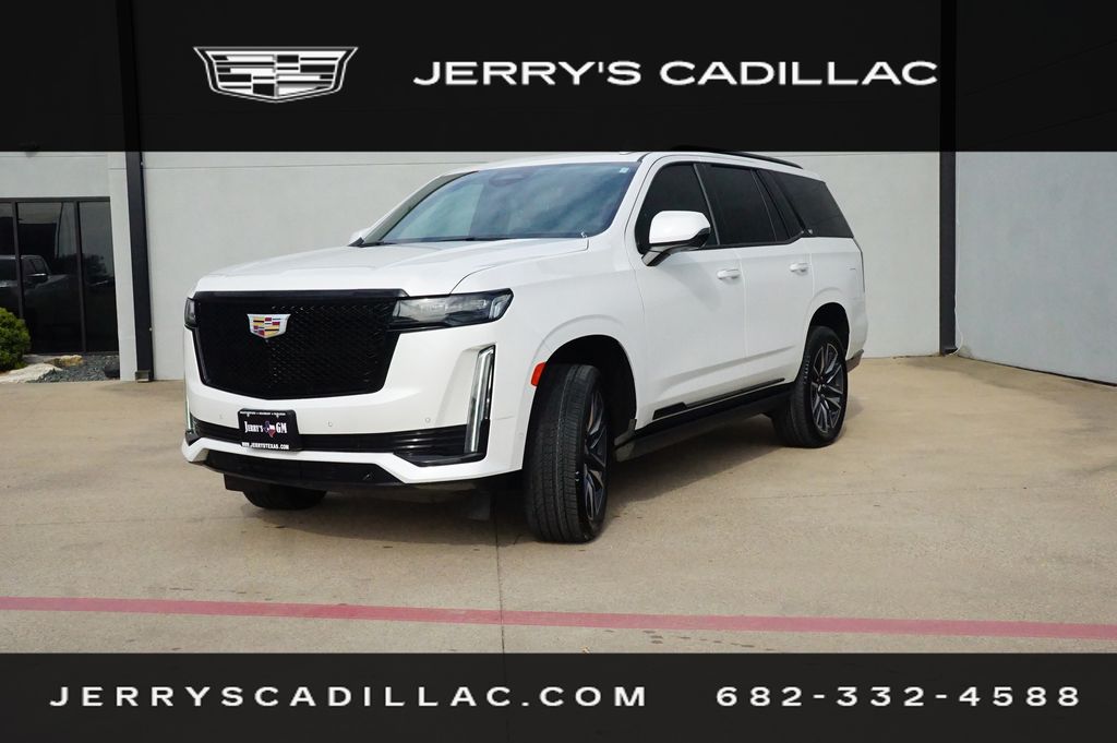 Crystal White Tricoat 2021 Cadillac Escalade Sport AWD SUV / Crossover Four-Wheel Drive Automatic