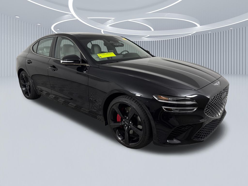 Black 2026 Genesis G70 3.3T Sport Prestige RWD Sedan Rear-Wheel Drive 8-Speed Automatic