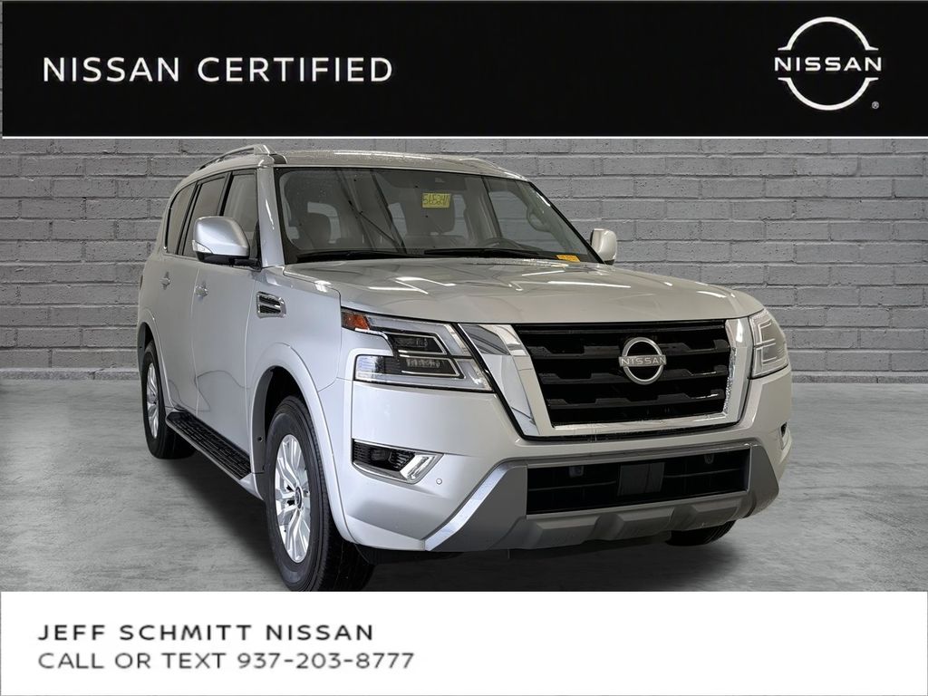 Brilliant Silver Metallic 2024 Nissan Armada SUV / Crossover Four-Wheel Drive 7-Speed Automatic