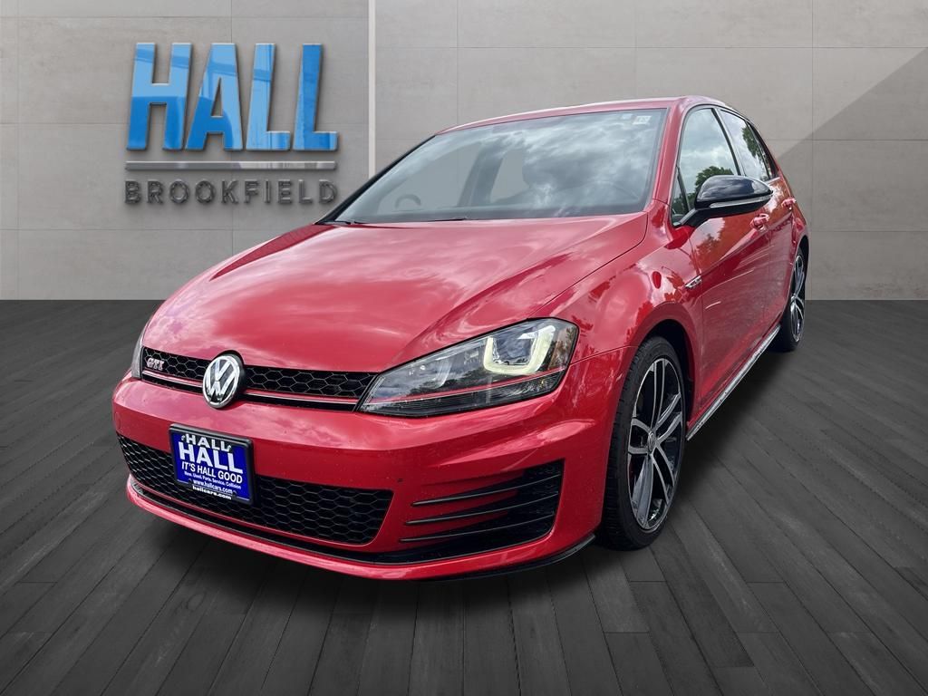 Tornado Red 2017 Volkswagen Golf GTI 2.0T Sport 4-Door FWD Hatchback Front-Wheel Drive 6-Speed Dual Clutch