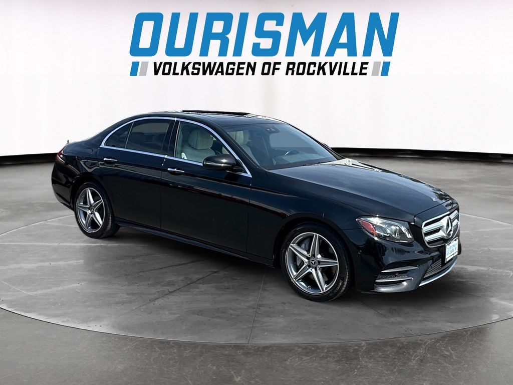 Black 2017 Mercedes-Benz E-Class E 300 4MATIC Sedan All-Wheel Drive 9-Speed Automatic