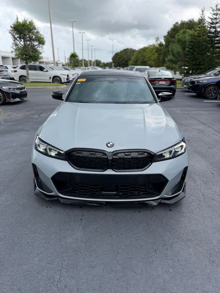 Gray (Brooklyn Grey Metallic) 2025 BMW 3 Series Sedan All-Wheel Drive 8-Speed Automatic