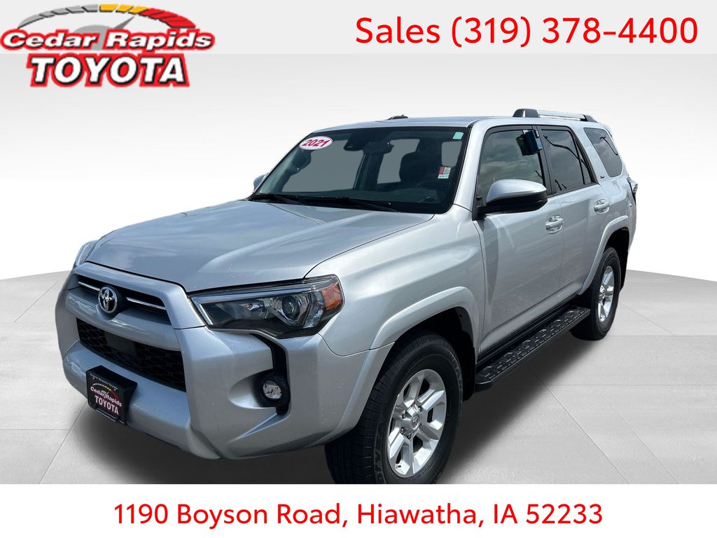 Classic Silver Metallic 2021 Toyota 4Runner SUV / Crossover Four-Wheel Drive 5-Speed Automatic Overdrive