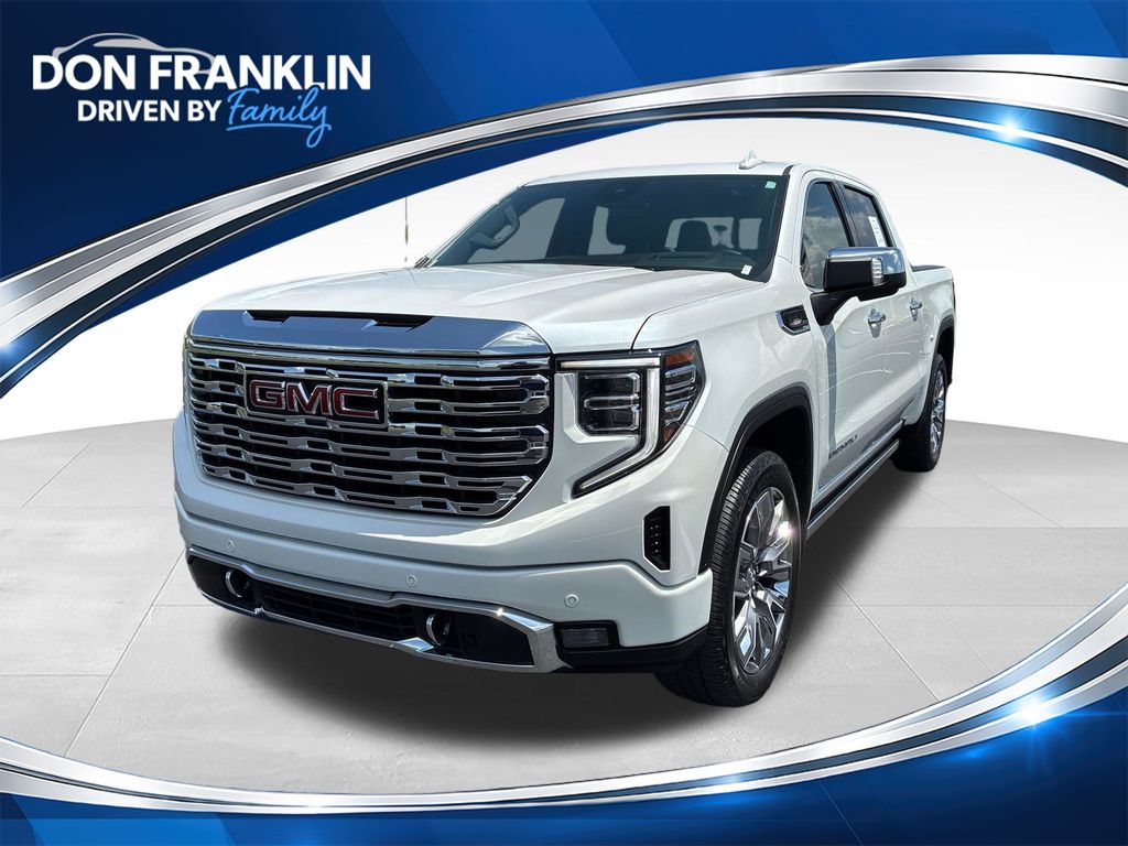 White Frost Tricoat 2023 GMC Sierra 1500 Pickup Truck Four-Wheel Drive Automatic