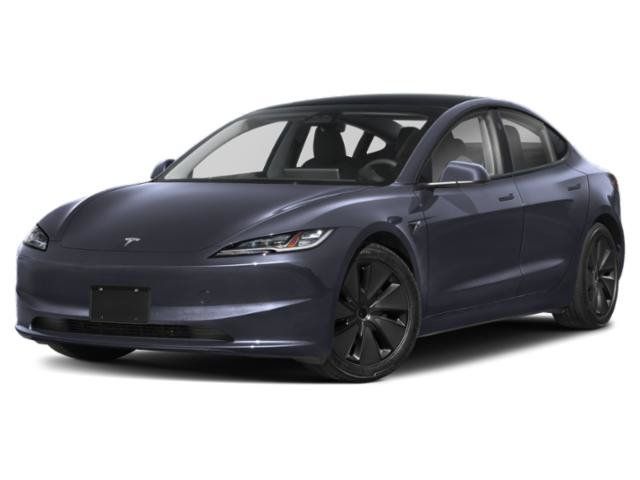 Gray 2025 Tesla Model 3 Sedan Rear-Wheel Drive 1-Speed Automatic