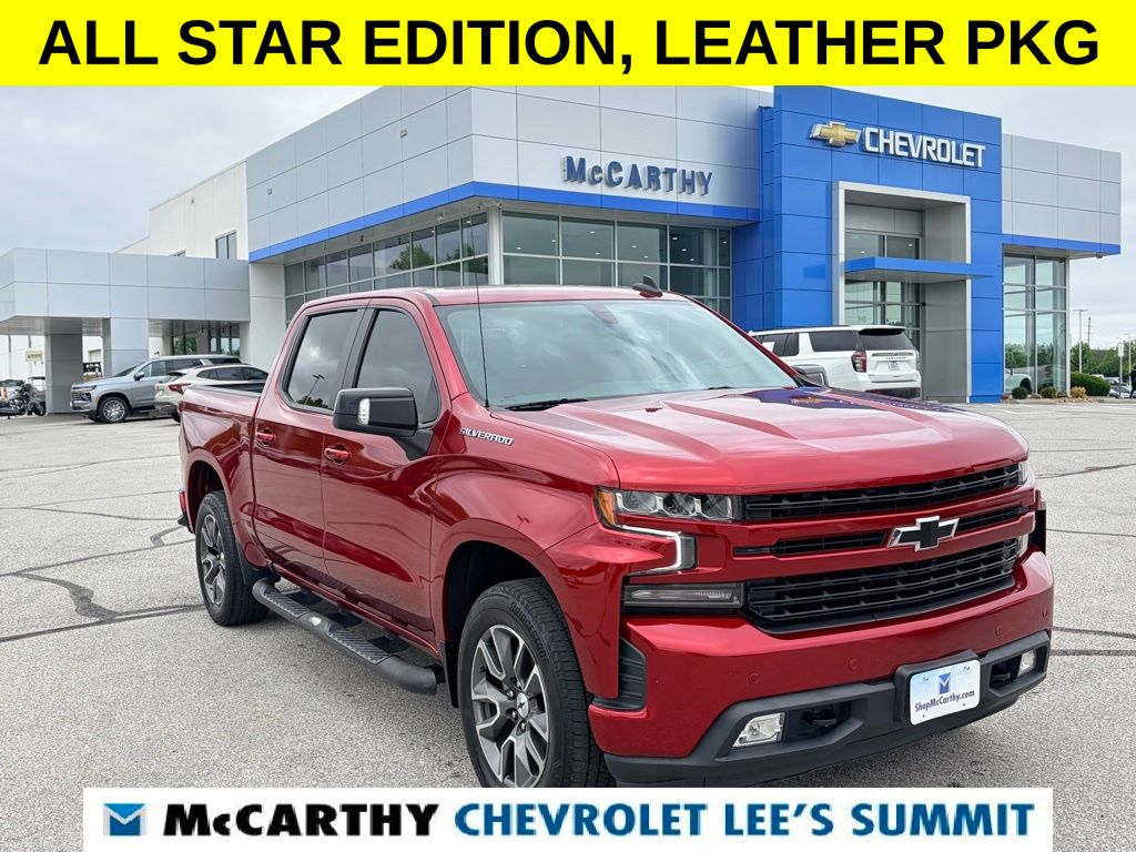Cherry Red 2021 Chevrolet Silverado 1500 RST Crew Cab 4WD Pickup Truck Four-Wheel Drive 8-Speed Automatic