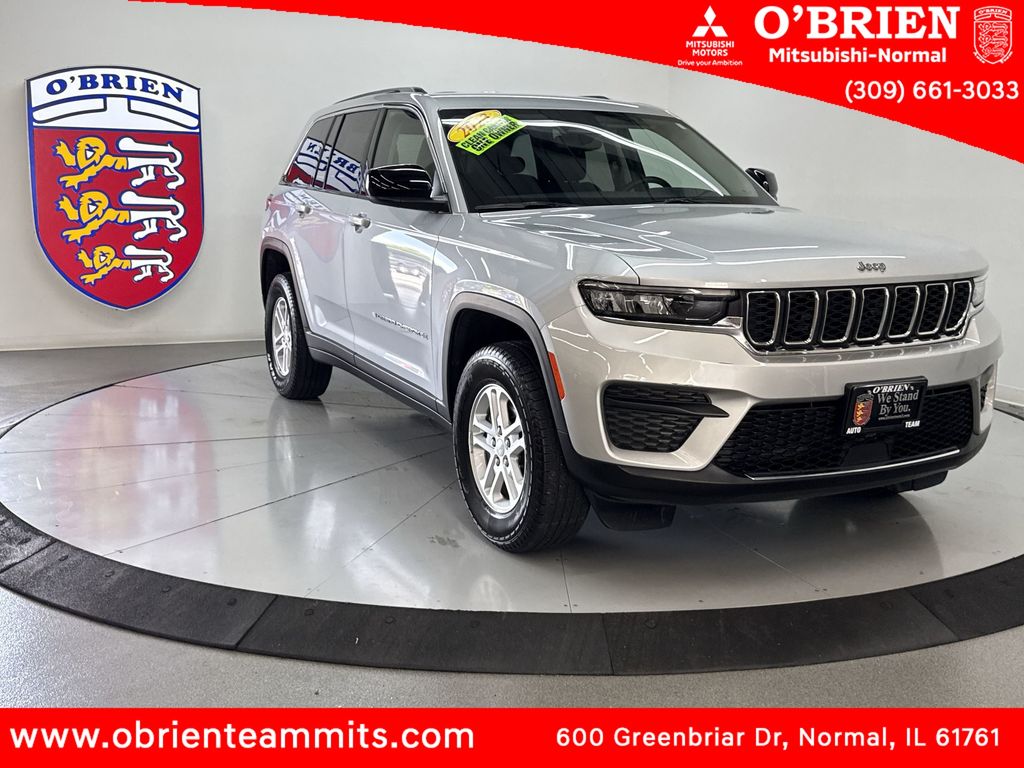 Silver 2023 Jeep Grand Cherokee SUV / Crossover Four-Wheel Drive 8-Speed Automatic