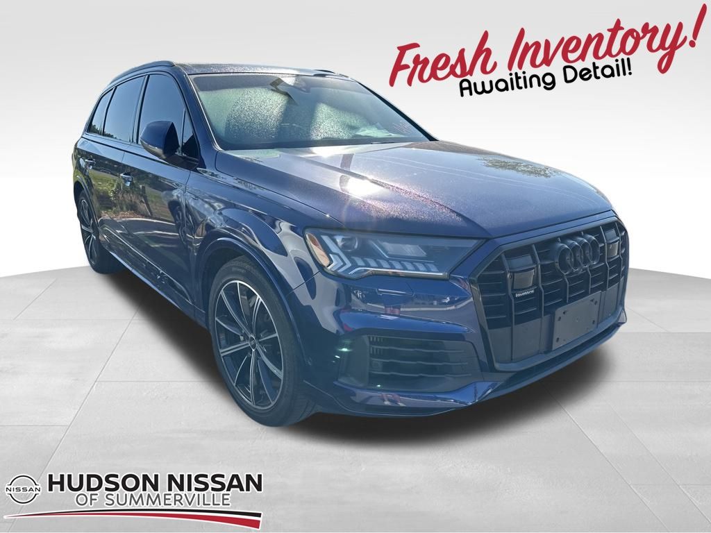 2021 Blue Metallic Audi Q7 55 Prestige AWD SUV