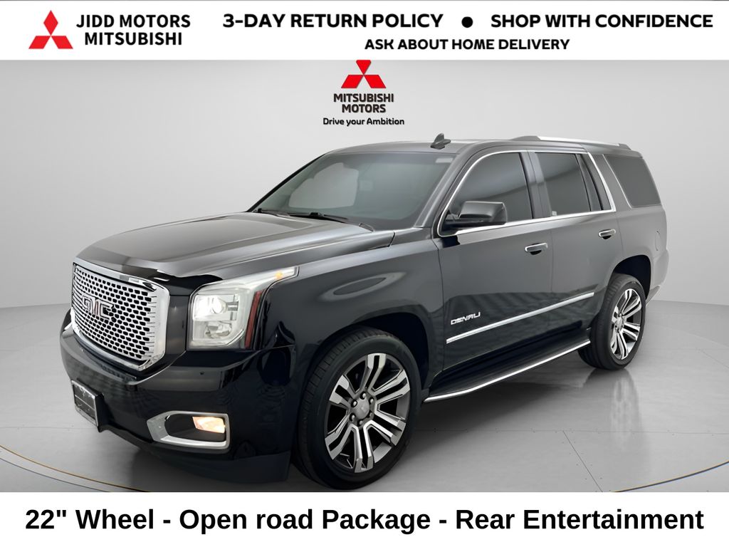 Onyx Black 2017 GMC Yukon Denali 4WD SUV / Crossover Four-Wheel Drive 8-Speed Automatic Overdrive