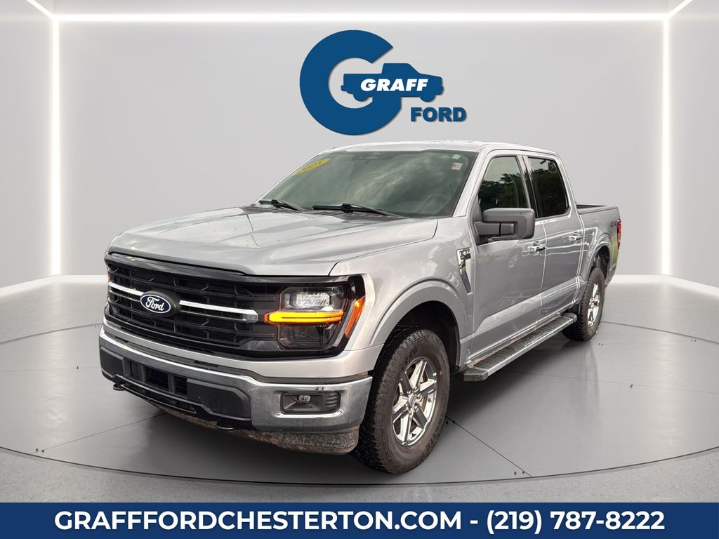 Silver Metallic 2025 Ford F-150 Pickup Truck Four-Wheel Drive Automatic
