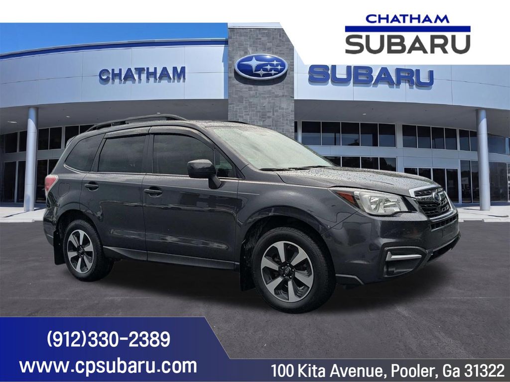 Dark Gray Metallic 2018 Subaru Forester SUV / Crossover All-Wheel Drive Continuously Variable Transmission