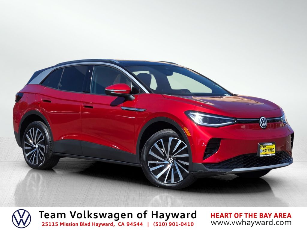 Aurora Red Metallic 2023 Volkswagen ID.4 Pro S Plus AWD SUV / Crossover All-Wheel Drive Automatic