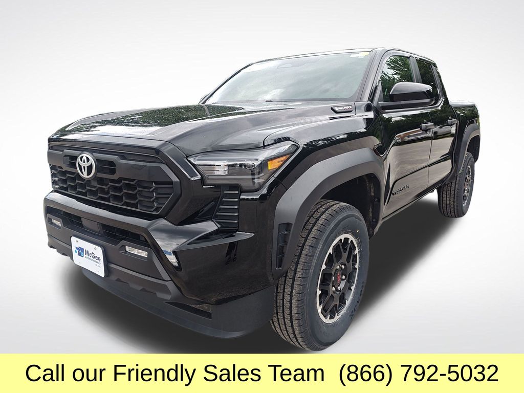 Black 2024 Toyota Tacoma Pickup Truck Four-Wheel Drive 8-Speed Automatic