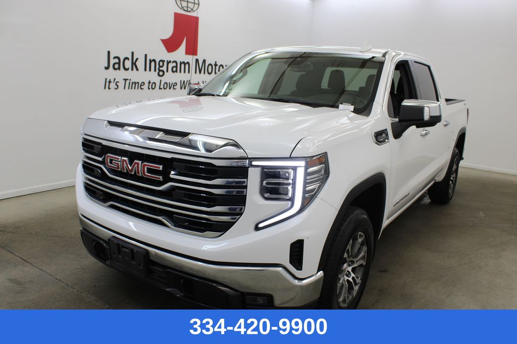 Summit White 2025 GMC Sierra 1500 Pickup Truck Four-Wheel Drive Automatic