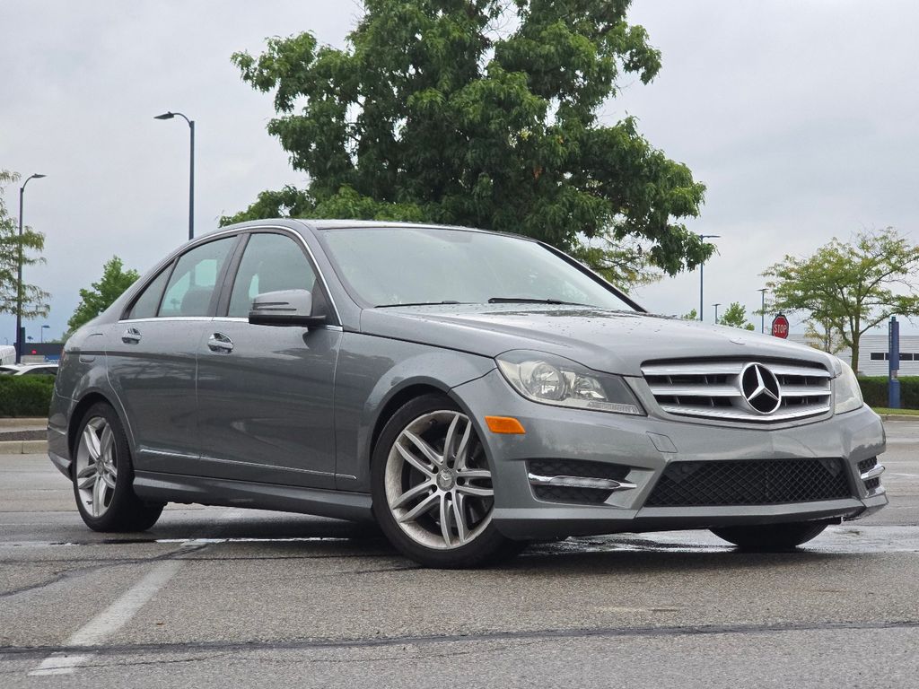Silver 2013 Mercedes-Benz C-Class Sedan 7-Speed Automatic