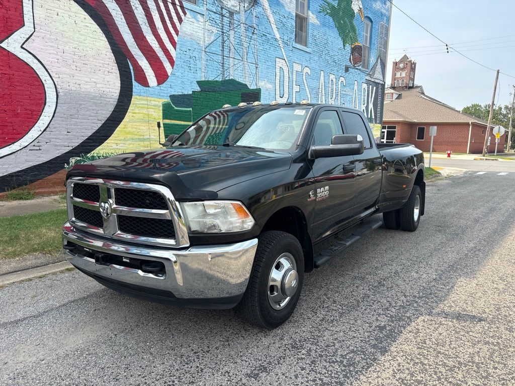 Black Forest Green Pearlcoat 2015 RAM 3500 Pickup Truck Four-Wheel Drive 6-Speed Automatic