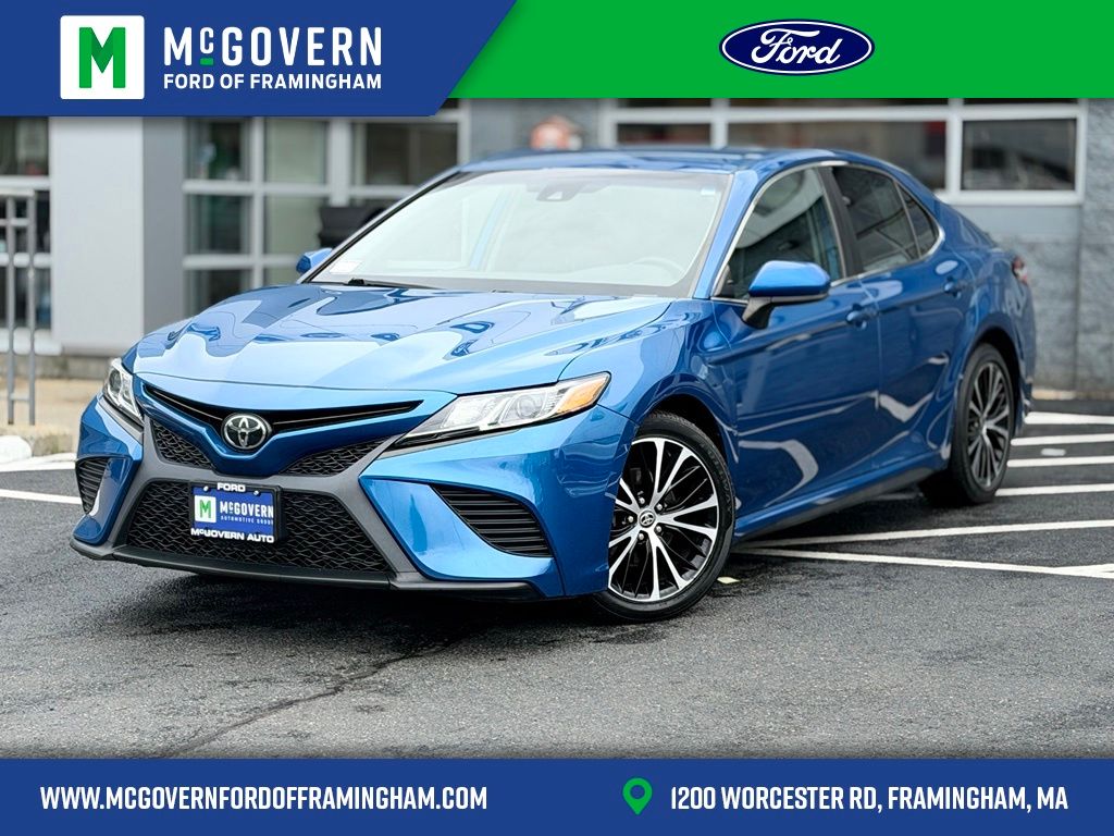 Blue Streak Metallic 2020 Toyota Camry Sedan Front-Wheel Drive 8-Speed Automatic